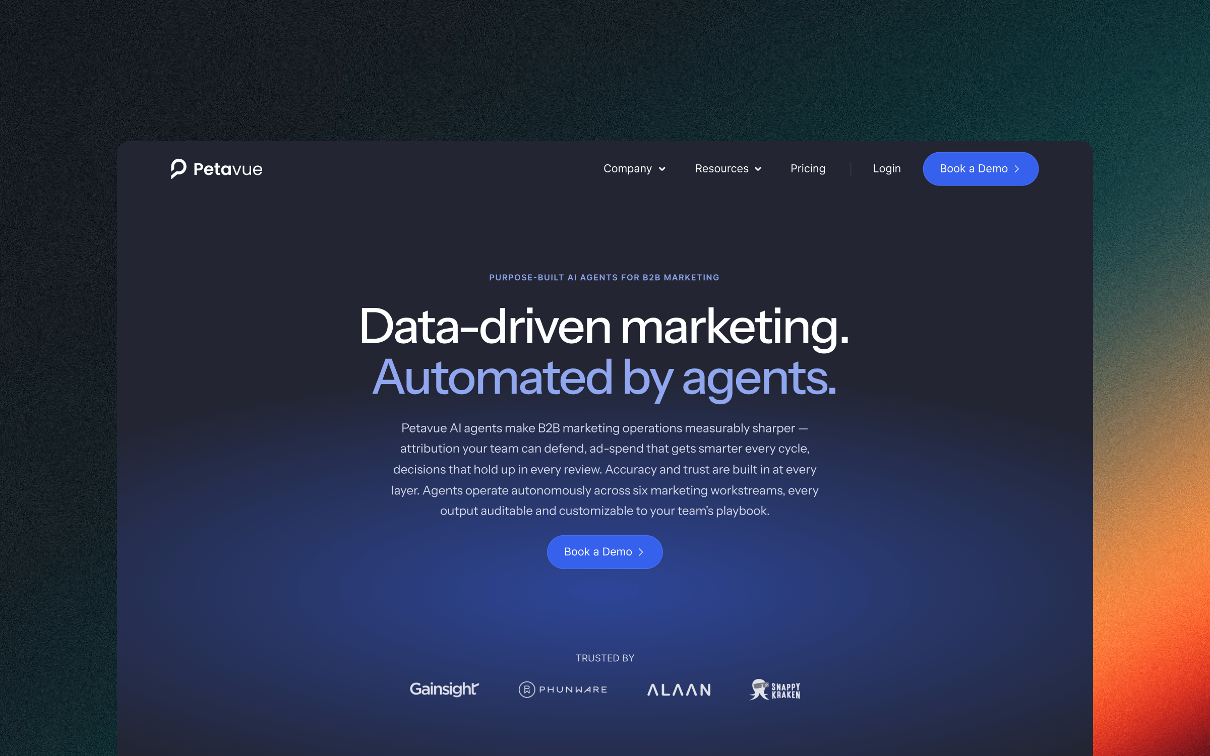 Petavue Website